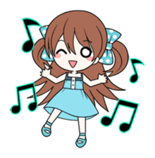 Cheerful moe girl, Meitan! sticker #1190673