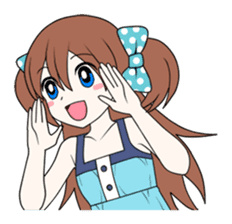 Cheerful moe girl, Meitan! sticker #1190677