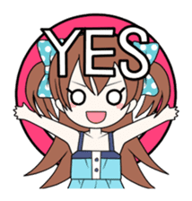 Cheerful moe girl, Meitan! sticker #1190679