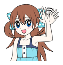 Cheerful moe girl, Meitan! sticker #1190681