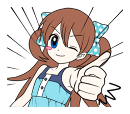 Cheerful moe girl, Meitan! sticker #1190689