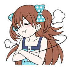 Cheerful moe girl, Meitan! sticker #1190698