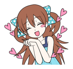 Cheerful moe girl, Meitan! sticker #1190705