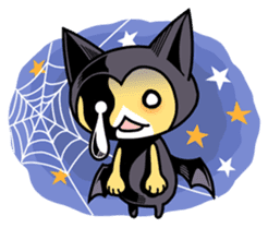 Nyagoes in Halloween sticker #1191034