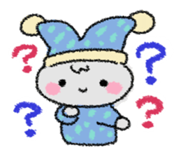 Ribbon rabbit sticker #1191134