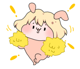 Rabbit Girl sticker #1191346