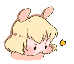 Rabbit Girl sticker #1191347