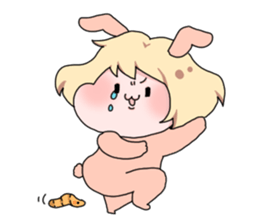 Rabbit Girl sticker #1191349