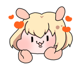 Rabbit Girl sticker #1191350
