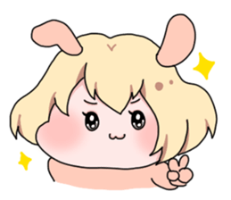 Rabbit Girl sticker #1191352