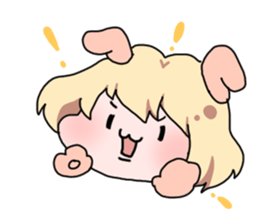 Rabbit Girl sticker #1191353