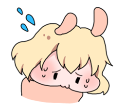 Rabbit Girl sticker #1191355