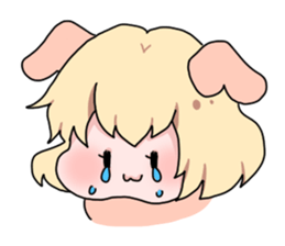 Rabbit Girl sticker #1191357