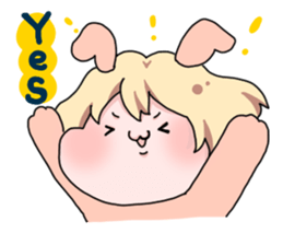Rabbit Girl sticker #1191359