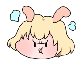Rabbit Girl sticker #1191361