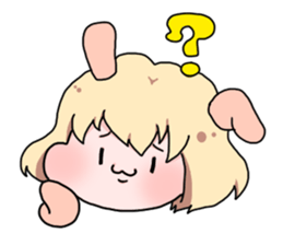Rabbit Girl sticker #1191362