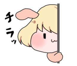 Rabbit Girl sticker #1191363