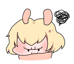 Rabbit Girl sticker #1191366