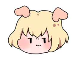 Rabbit Girl sticker #1191367