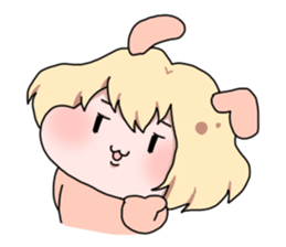 Rabbit Girl sticker #1191369