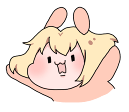 Rabbit Girl sticker #1191373