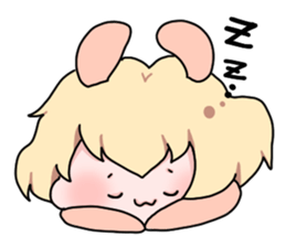 Rabbit Girl sticker #1191374
