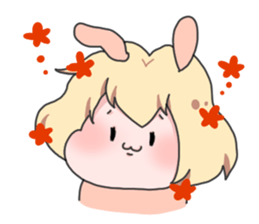 Rabbit Girl sticker #1191379