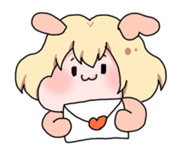 Rabbit Girl sticker #1191381