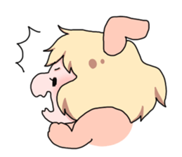 Rabbit Girl sticker #1191383