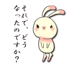 The wabi and sabi rabbit sticker #1191950