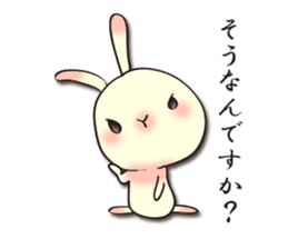 The wabi and sabi rabbit sticker #1191951