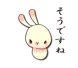 The wabi and sabi rabbit sticker #1191953