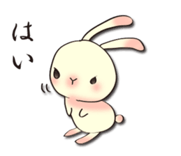 The wabi and sabi rabbit sticker #1191954