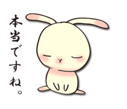 The wabi and sabi rabbit sticker #1191956