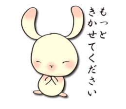 The wabi and sabi rabbit sticker #1191963