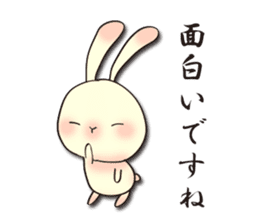 The wabi and sabi rabbit sticker #1191964