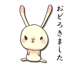 The wabi and sabi rabbit sticker #1191965