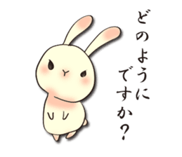 The wabi and sabi rabbit sticker #1191971