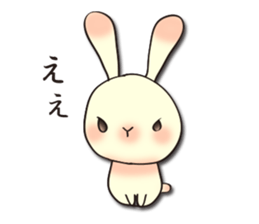 The wabi and sabi rabbit sticker #1191975
