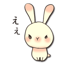 The wabi and sabi rabbit sticker #1191975