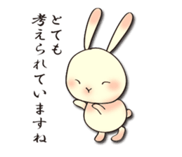 The wabi and sabi rabbit sticker #1191979