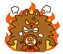 Braids Little Red sticker #1192109