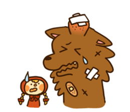 Braids Little Red sticker #1192141