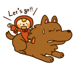 Braids Little Red sticker #1192143