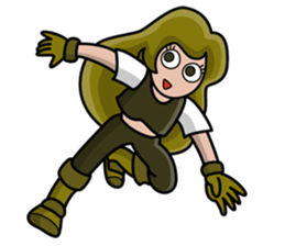 pleasant loose friends 002 sticker #1192792