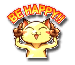 Happy Cats. sticker #1193226