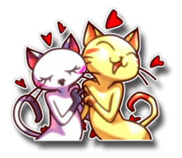 Happy Cats. sticker #1193263