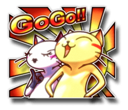 Happy Cats. sticker #1193264