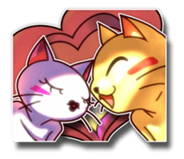 Happy Cats. sticker #1193265