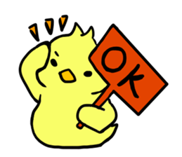 young bird Sticker sticker #1193317